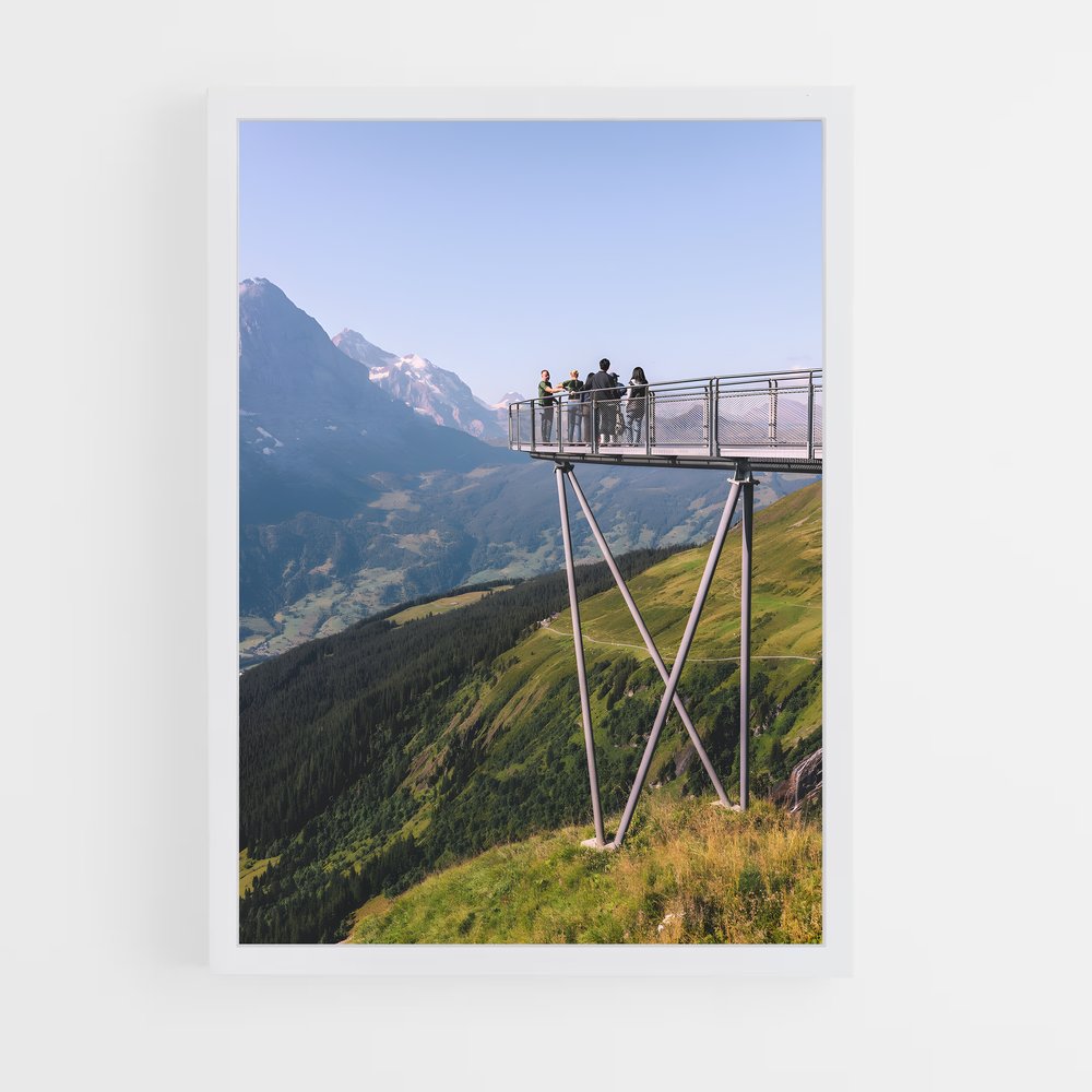 Poster Amour Suspendu – affiche Base jump (vue 3)